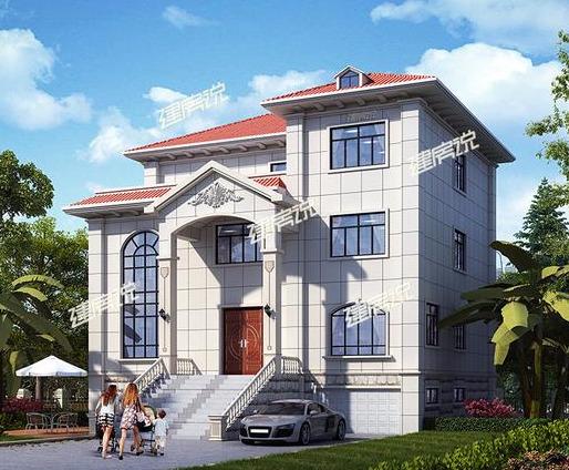 帶露天游泳池的三層樓房設(shè)計圖，豪華霸氣極了，蓋一棟就是享受！