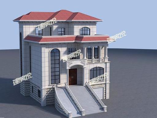 帶露天游泳池的三層樓房設(shè)計圖，豪華霸氣極了，蓋一棟就是享受！