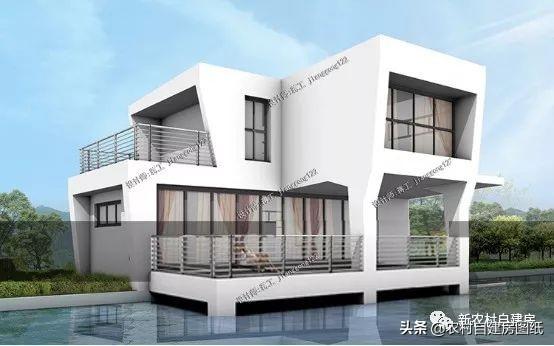 8套10米進(jìn)深左右的農(nóng)村別墅設(shè)計(jì)圖，無論選二層還是三層的，人人看了都羨慕。