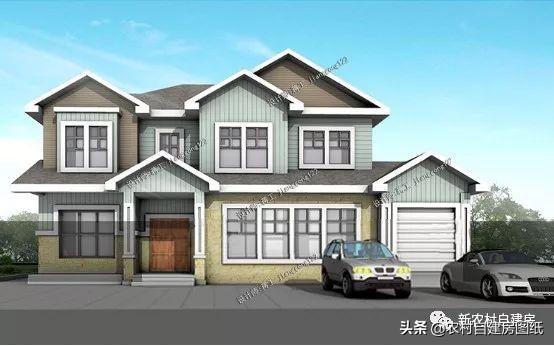 8套10米進(jìn)深左右的農(nóng)村別墅設(shè)計(jì)圖，無論選二層還是三層的，人人看了都羨慕。