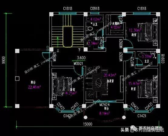 8套10米進(jìn)深左右的農(nóng)村別墅設(shè)計(jì)圖，無論選二層還是三層的，人人看了都羨慕。