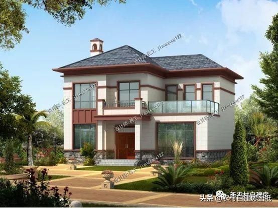 8套10米進(jìn)深左右的農(nóng)村別墅設(shè)計(jì)圖，無論選二層還是三層的，人人看了都羨慕。