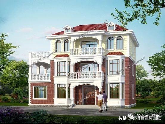 8套10米進(jìn)深左右的農(nóng)村別墅設(shè)計(jì)圖，無論選二層還是三層的，人人看了都羨慕。