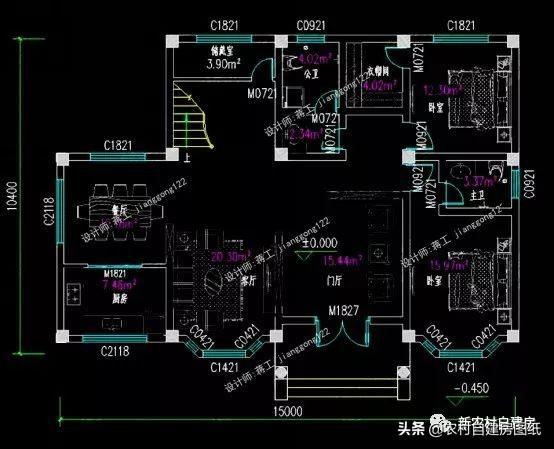 8套10米進(jìn)深左右的農(nóng)村別墅設(shè)計(jì)圖，無論選二層還是三層的，人人看了都羨慕。