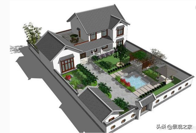 帶前后院的二層農(nóng)村自建房，兩種不同建造風(fēng)格，你喜歡哪套呢？