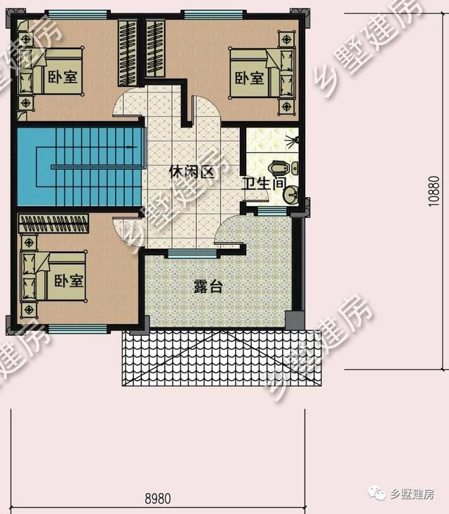 占地僅94平的農(nóng)村三層歐式別墅，美觀大方，造價又低，看過的人沒有說不漂亮的！