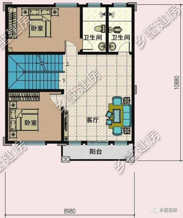 占地僅94平的農(nóng)村三層歐式別墅，美觀大方，造價又低，看過的人沒有說不漂亮的！