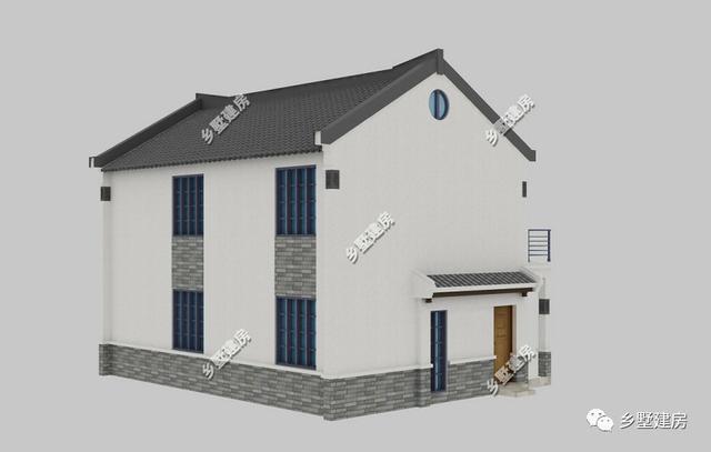 花20萬左右建新中式徽派農(nóng)村二層小別墅，給父母養(yǎng)老最合適不過了！