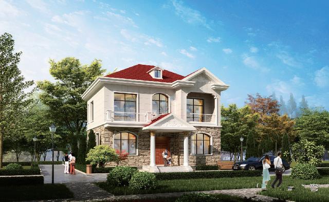 占地100二層經(jīng)典二層別墅，簡單時尚，優(yōu)雅大氣，精致可愛