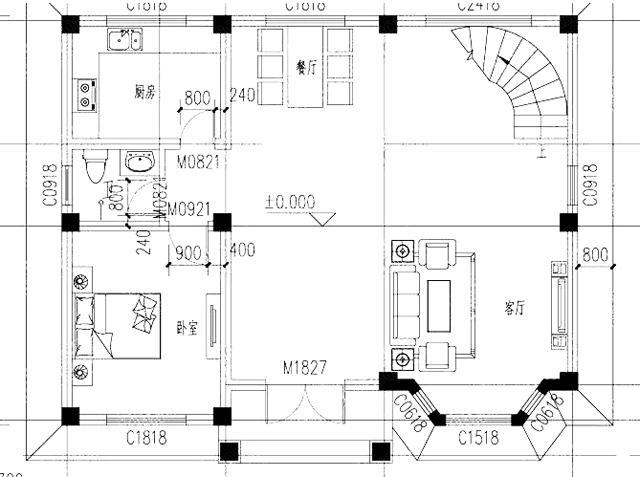 帶閣樓的農(nóng)村二層別墅設(shè)計(jì)圖，一層二層都有，你喜歡哪一款呢？