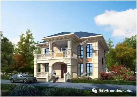 5套在農(nóng)村受歡迎的二層小樓設(shè)計(jì)圖，款款帶挑高客廳，外觀(guān)靚麗不輸豪宅