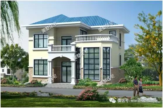 5套在農(nóng)村受歡迎的二層小樓設(shè)計(jì)圖，款款帶挑高客廳，外觀(guān)靚麗不輸豪宅