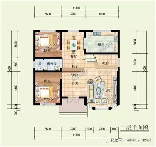 5套在農(nóng)村受歡迎的二層小樓設(shè)計(jì)圖，款款帶挑高客廳，外觀(guān)靚麗不輸豪宅