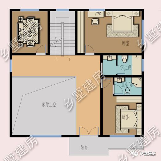 帶地下室的農(nóng)村二層歐式小樓設(shè)計(jì)圖，奢華大氣，受村民一致熱捧！