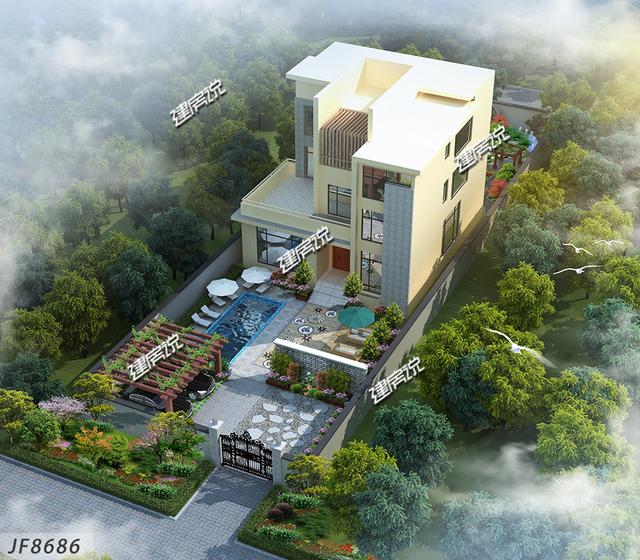 在村里建一棟現(xiàn)代風(fēng)別墅，人人都夸你有錢(qián)！