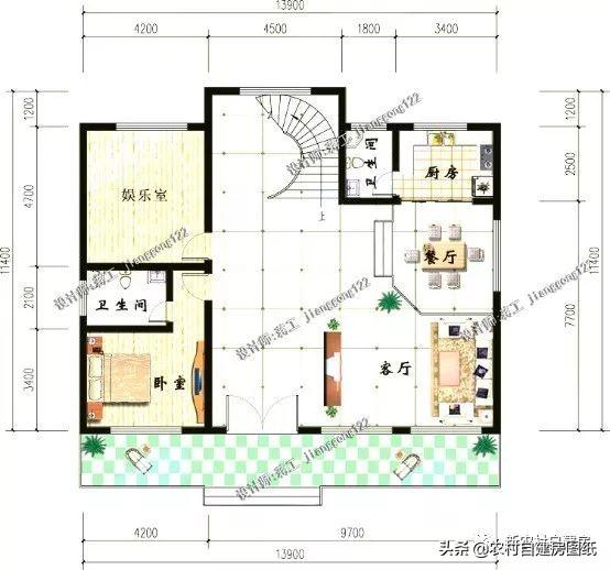 5棟美觀大氣的三層農(nóng)村自建房，簡單易建，最后一棟屋頂亮了