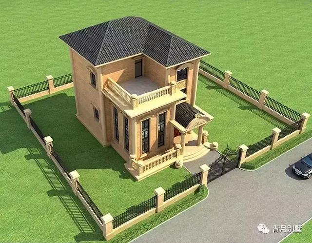 占地96平三層小別墅設計圖，精致漂亮，有一所這樣的房子，絕不愿在城里買房。