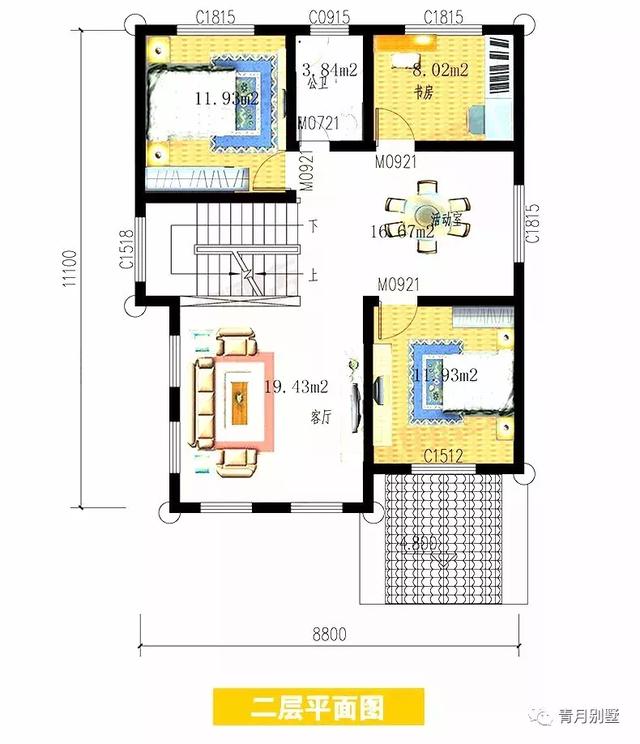 占地96平三層小別墅設計圖，精致漂亮，有一所這樣的房子，絕不愿在城里買房。