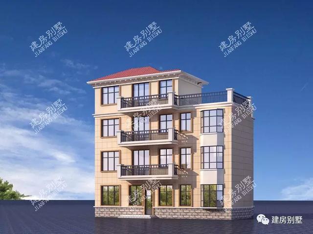 14.8×12.1四層豪宅別墅設(shè)計圖，內(nèi)配復(fù)式客廳和健身房，生活低調(diào)有內(nèi)涵。