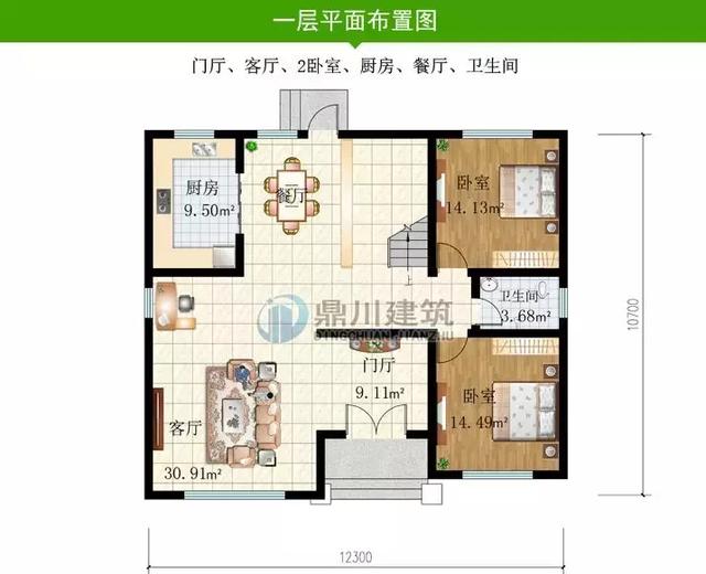 8套新穎帶露臺(tái)的別墅設(shè)計(jì)圖，外觀和布局來(lái)看都很滿(mǎn)足農(nóng)村的生活需求