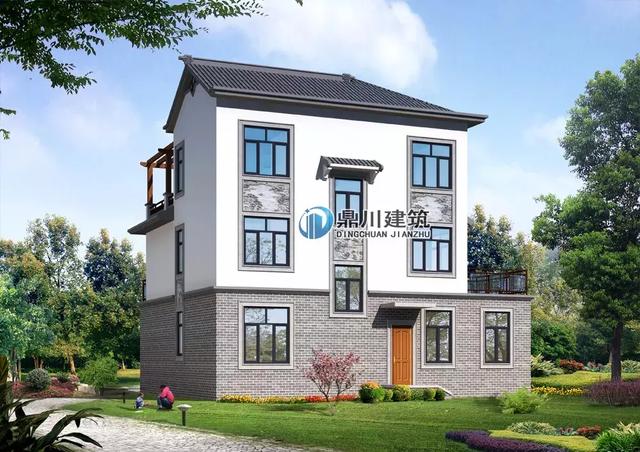 8套新穎帶露臺(tái)的別墅設(shè)計(jì)圖，外觀和布局來(lái)看都很滿(mǎn)足農(nóng)村的生活需求