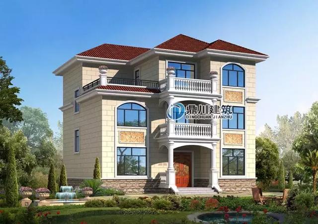 8套新穎帶露臺(tái)的別墅設(shè)計(jì)圖，外觀和布局來(lái)看都很滿(mǎn)足農(nóng)村的生活需求