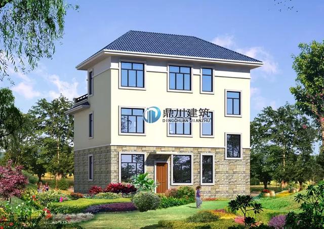 8套新穎帶露臺(tái)的別墅設(shè)計(jì)圖，外觀和布局來(lái)看都很滿(mǎn)足農(nóng)村的生活需求