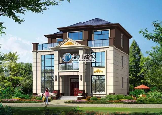 8套新穎帶露臺(tái)的別墅設(shè)計(jì)圖，外觀和布局來(lái)看都很滿(mǎn)足農(nóng)村的生活需求