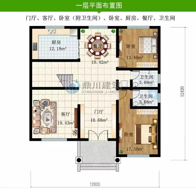8套新穎帶露臺(tái)的別墅設(shè)計(jì)圖，外觀和布局來(lái)看都很滿(mǎn)足農(nóng)村的生活需求