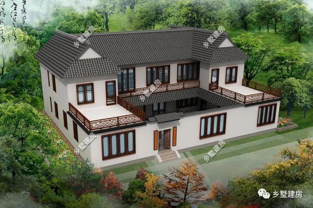 宅基地大的地方建四合院最合適不過了，住著最愜意！