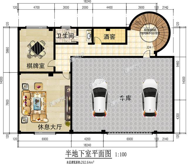 帶半地下室的奢華四層別墅，村里人人都過來看，想低調(diào)都難！