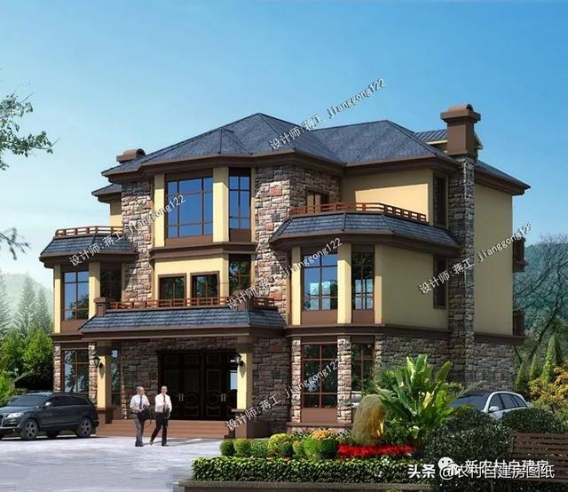 推薦5套農(nóng)村兄弟雙拼別墅，2款共用堂屋，主體最低單戶20萬起就能建，很合算。