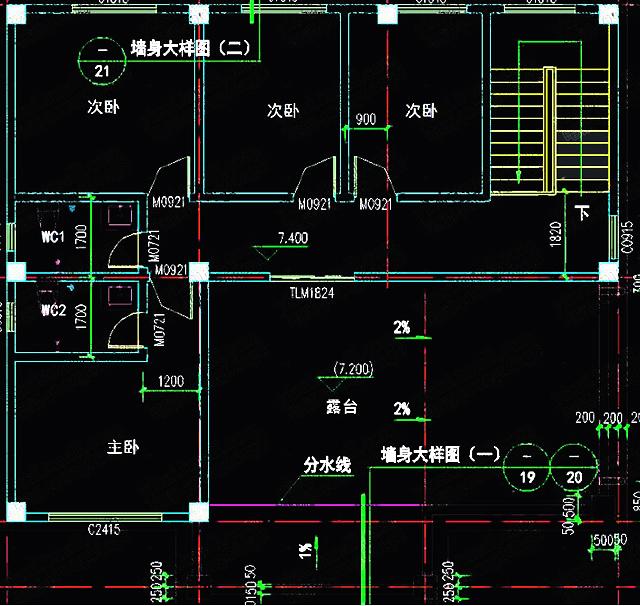 占地100平左右的三層自建房，方正舒適實(shí)用，適合大部分農(nóng)村家庭建造。