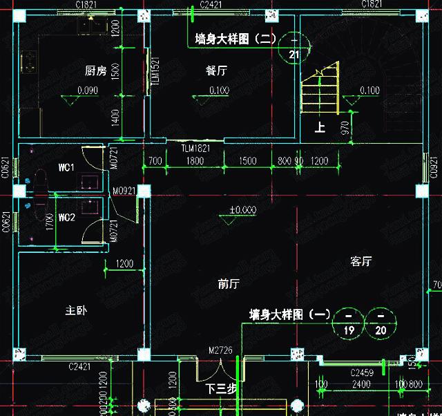 占地100平左右的三層自建房，方正舒適實(shí)用，適合大部分農(nóng)村家庭建造。