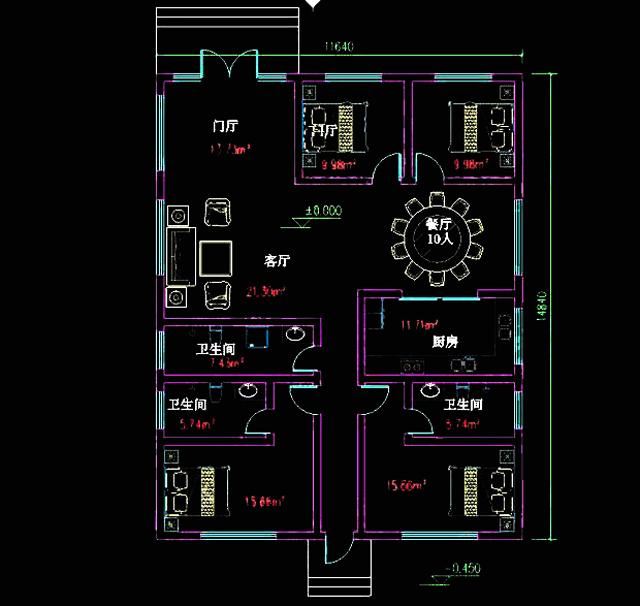 2棟十來萬就能建的一層自建房，給父母養(yǎng)老最合適了。