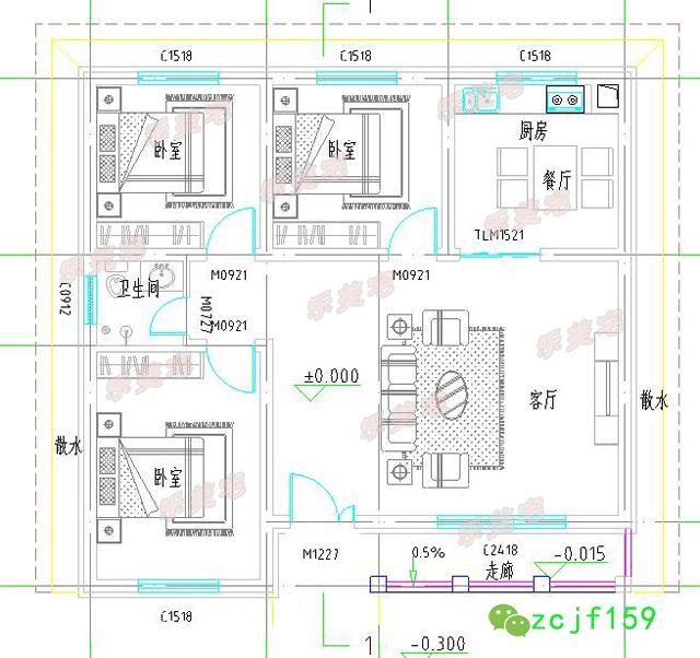 2棟十來萬就能建的一層自建房，給父母養(yǎng)老最合適了。