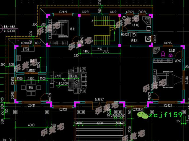 兩套21x12米左右二層別墅設計圖，滿足大家庭成員的住房需求。