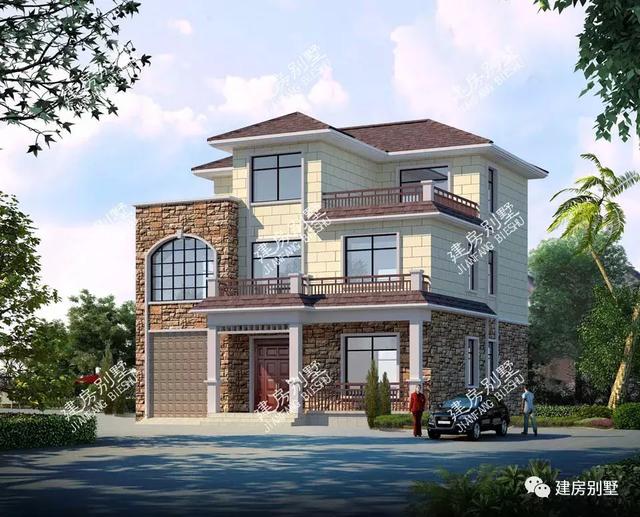 兩棟面寬接近的三層農(nóng)村自建房，誰(shuí)看誰(shuí)喜歡。