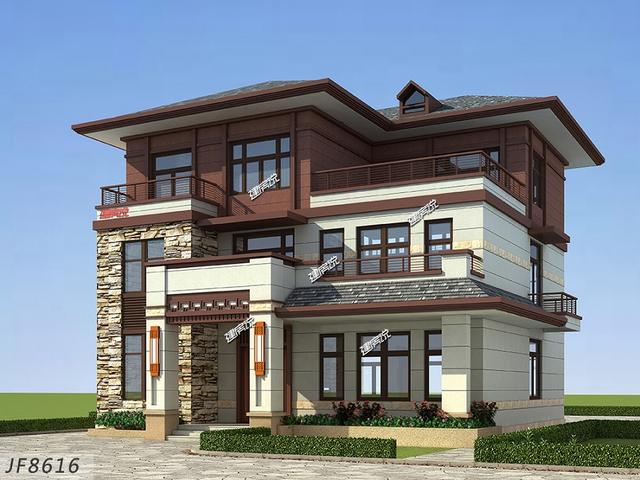 三款新中式別墅設(shè)計(jì)圖，無論選哪一棟建在農(nóng)村，你的房子是最靚眼的。