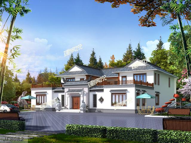 漂亮大氣的四合院別墅，40歲能夠擁有一棟，人生圓滿了！