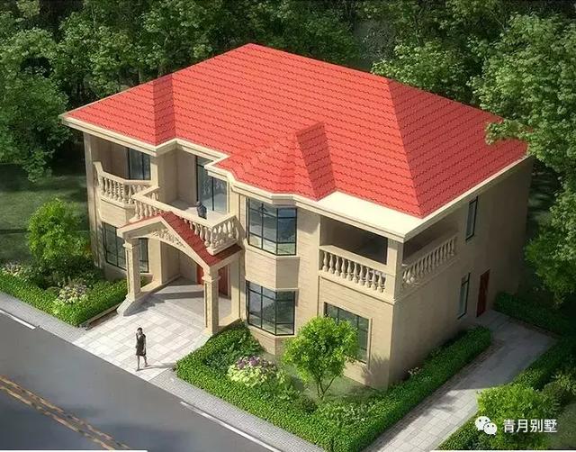 占地158平二層小別墅設(shè)計圖，時尚精美，功能齊全，非常適合農(nóng)村自建房。