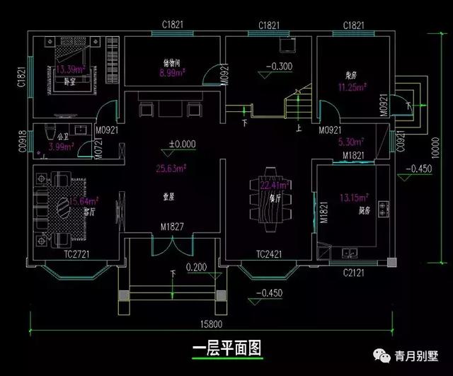 占地158平二層小別墅設(shè)計圖，時尚精美，功能齊全，非常適合農(nóng)村自建房。
