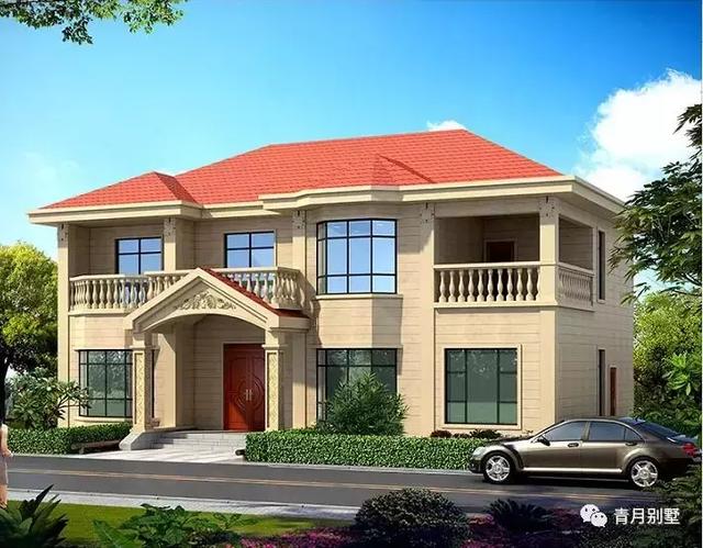 占地158平二層小別墅設(shè)計圖，時尚精美，功能齊全，非常適合農(nóng)村自建房。