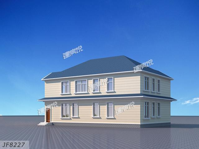 占地180平二層田園風(fēng)別墅設(shè)計(jì)圖，30萬(wàn)以?xún)?nèi)建成，一點(diǎn)也不比城里的差。