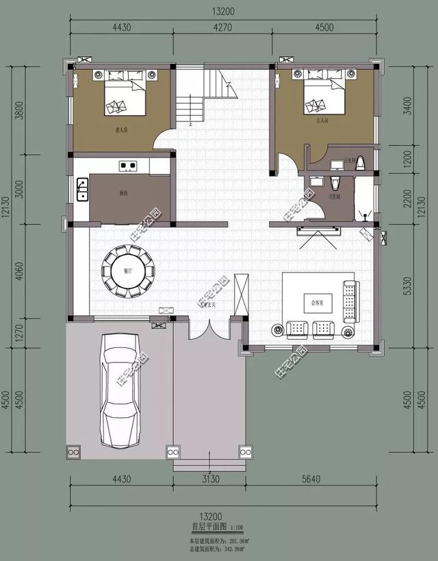 精選22套農(nóng)村別墅設(shè)計(jì)圖，帶半開放式車庫，隨便建一棟，十里八鄉(xiāng)的人都繞路來看。