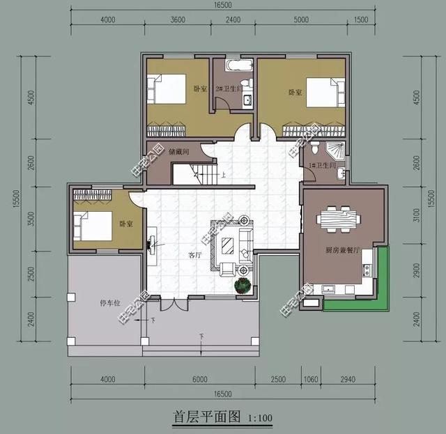 精選22套農(nóng)村別墅設(shè)計(jì)圖，帶半開放式車庫，隨便建一棟，十里八鄉(xiāng)的人都繞路來看。