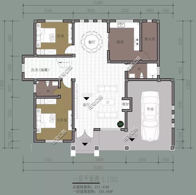 精選22套農(nóng)村別墅設(shè)計(jì)圖，帶半開放式車庫，隨便建一棟，十里八鄉(xiāng)的人都繞路來看。
