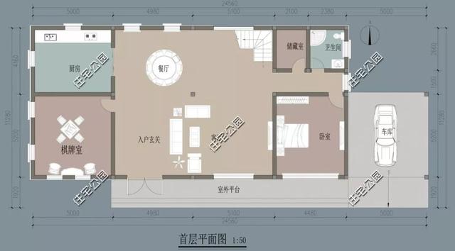 精選22套農(nóng)村別墅設(shè)計(jì)圖，帶半開放式車庫，隨便建一棟，十里八鄉(xiāng)的人都繞路來看。