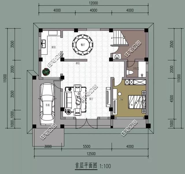 精選22套農(nóng)村別墅設(shè)計(jì)圖，帶半開放式車庫，隨便建一棟，十里八鄉(xiāng)的人都繞路來看。