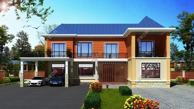 精選22套農(nóng)村別墅設(shè)計(jì)圖，帶半開放式車庫，隨便建一棟，十里八鄉(xiāng)的人都繞路來看。